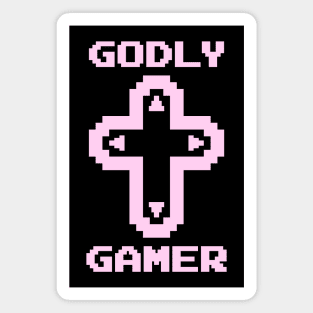 Godly Gamer (v6 - pink) Magnet